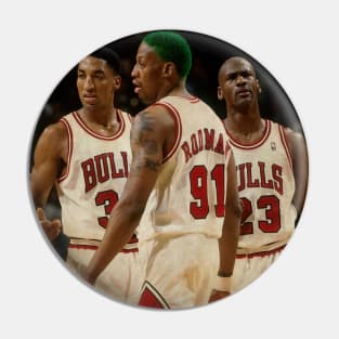 The Big Three in Bulls Chicago #2 Pin