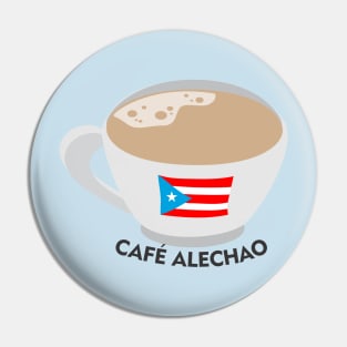 Boricua Cafe Alechao Puerto Rican Coffee Milky Latino Food Pin