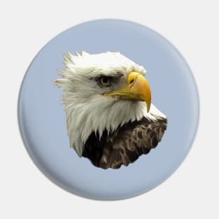 Eagle portrait Pin
