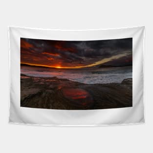 Sunrise reflections Tapestry