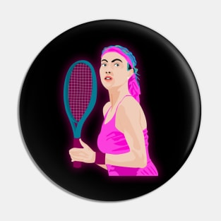 Women Tennis Pin