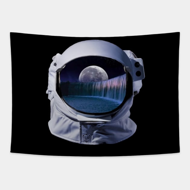 Armor Class Space Helmet Tapestry by Armor Class