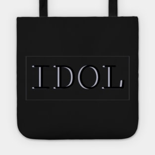 Minimalist fashion idol aesthetic trend elegant cool high fashion IT stylish love romantic definition unique minimalism modern script text Tote