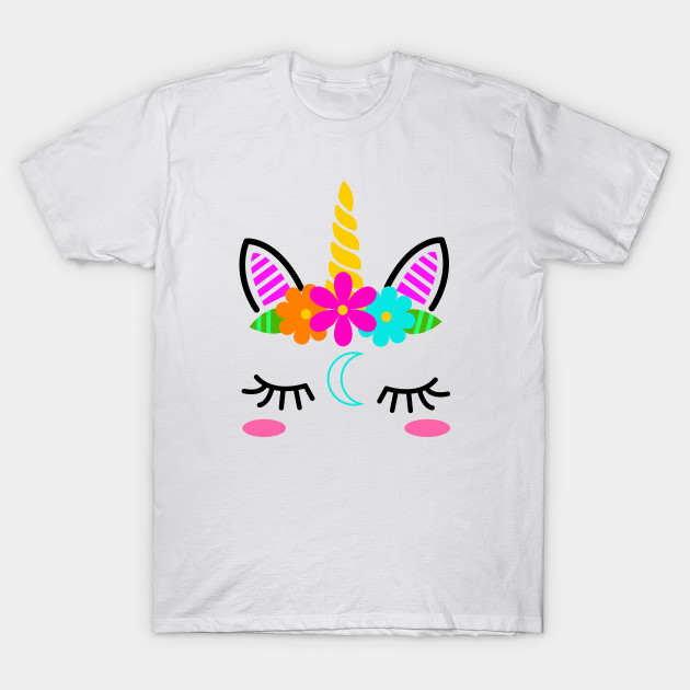 Magic Unicorn Face Unicorn T Shirt Teepublic