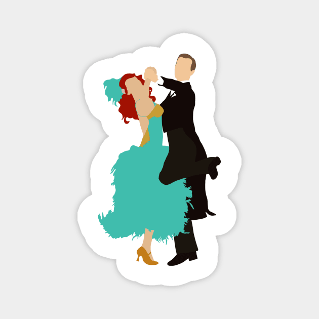 Joe and Dianne quickstep Magnet by scooptroop