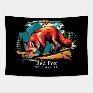 Red Fox - WILD NATURE - RED FOX -4 Tapestry