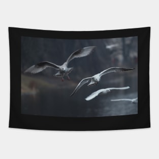 Gull on landing Tapestry