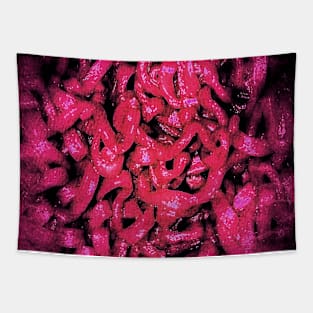 Scary Red Ramen Tapestry