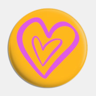 drawing  love icon for valentine concept Pin