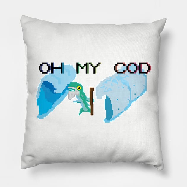 Oh My Cod Pillow by FlyNebula