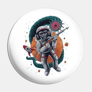 Simian Sentinel: The Battle of the brave monkey in the Void Pin