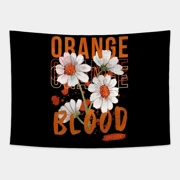 ENHYPEN Orange Blood Tapestry by wennstore