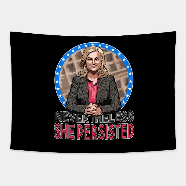 NevertheLESLIE, She Persisted. Tapestry by DeviantNerd