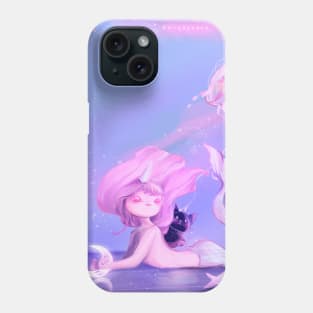 Little M and a Jellyfish Phone Case