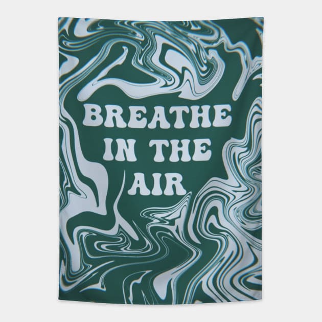 Breathe In The Air | Artwork by Julia Healy Tapestry by juliahealydesign