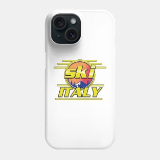 ski Italy 80s logo Phone Case