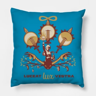 Renegade Benedictions: Luceat Lux Vestra Pillow