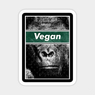 Vegan Gorilla Magnet