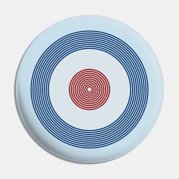 Concentric Mod Target Pin by n23tees