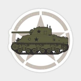 M4 Sherman | World War 2 Vehicle Magnet