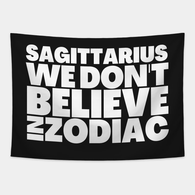 Funny Sagittarius Birthday Gift Ideas Tapestry by BubbleMench