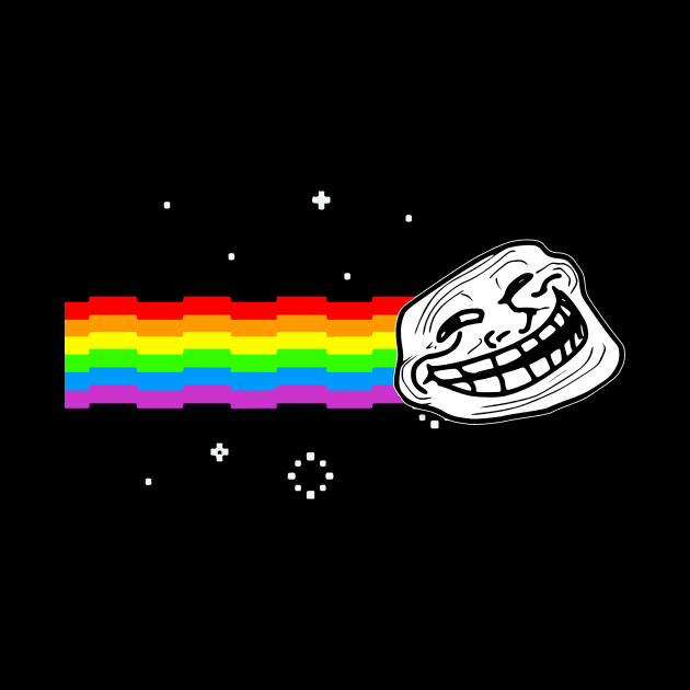 Troll Face Nyan Cat Meme by Nova5