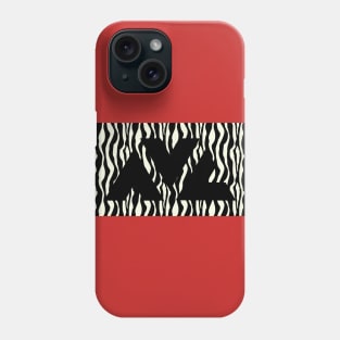 Asheville NC logo, zebra Phone Case