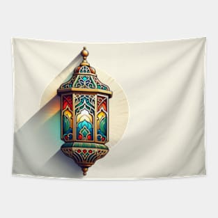 Arabic Elegance: A Kaleidoscopic Lantern Tapestry