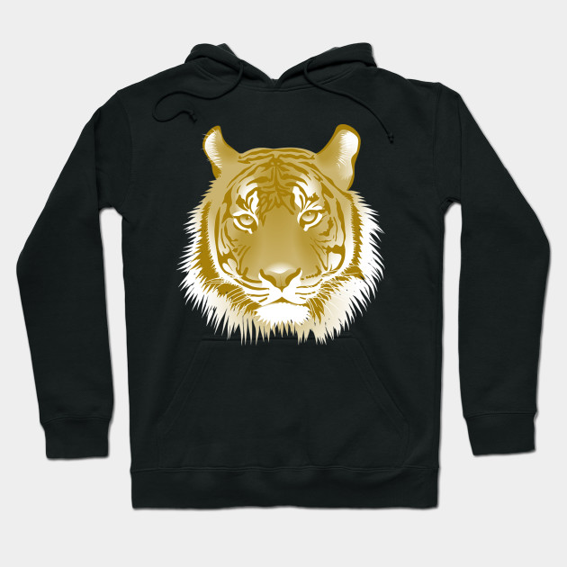 tiger face hoodie