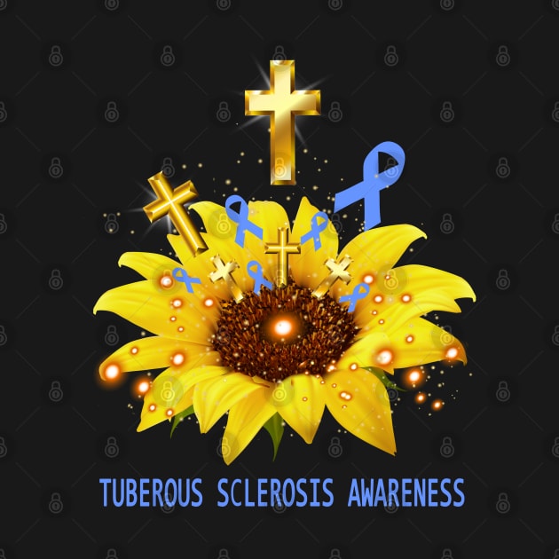 Tuberous Sclerosis Awareness Sunflower Faith Hope Love by ThePassion99