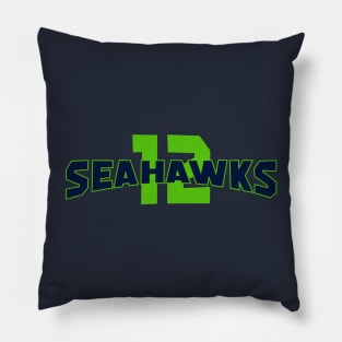 12 SEAHAWKS | FOOTBALL | SEATTLE Pillow