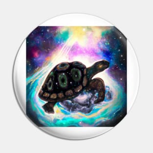 Cosmic Turtle Pin