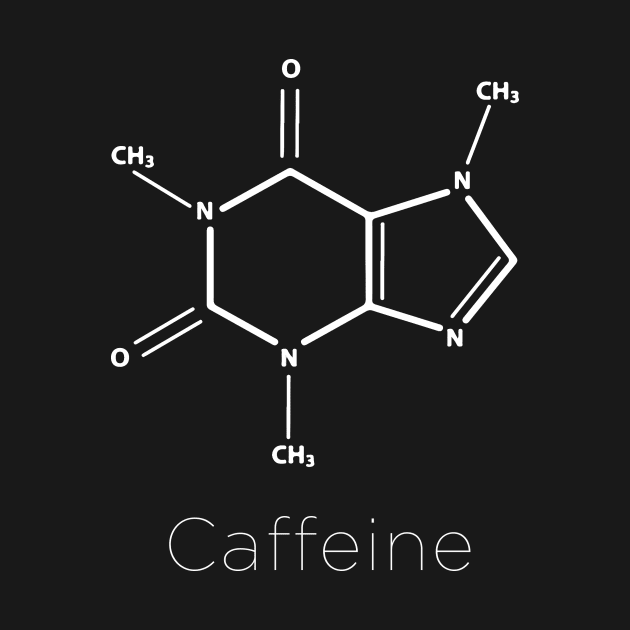 Caffeine Molecule by GramophoneCafe