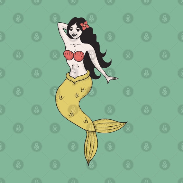 Tattoo Style Mermaid | Mermaid Lover by Tamara Lance
