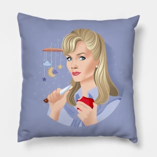 The hand that rocks the cradle Pillow