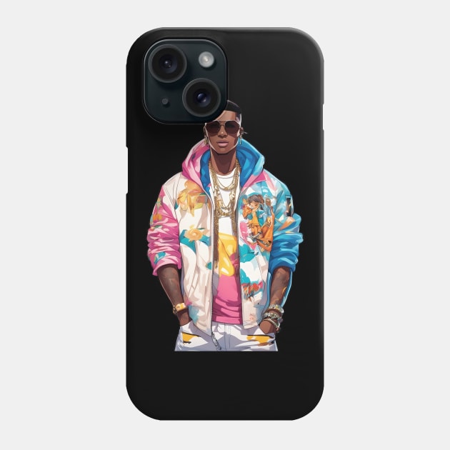 Handsome Black Guy Phone Case by animegirlnft