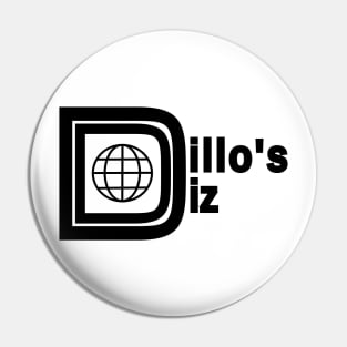 Dillo's Diz Logo Pin