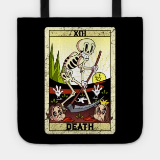 Grim Reaper - Death Tarot Card cartoon - number 13 Occult Tote