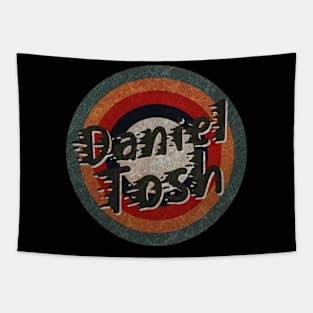 Retro Color Typography Faded Style Daniel Tosh Tapestry