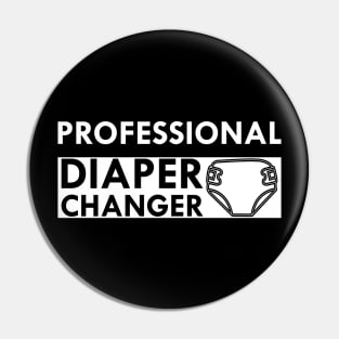 New Dad - Professional Diaper Changer Pin