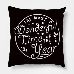 It's The Most Wonderful Time Of The Year Happy Christmas 2021 Pillow