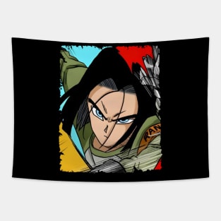 ANDROID 17 MERCH VTG Tapestry