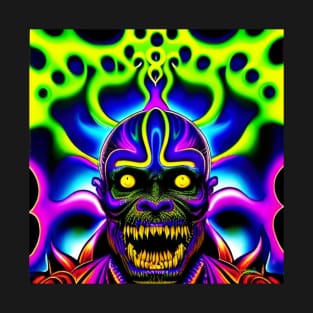 Trippy Monster - Halloween Horror X17 T-Shirt