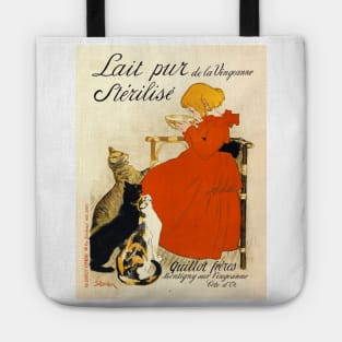 Lait pur de la Vingeanne stérilisé Vintage Poster 1894 Tote