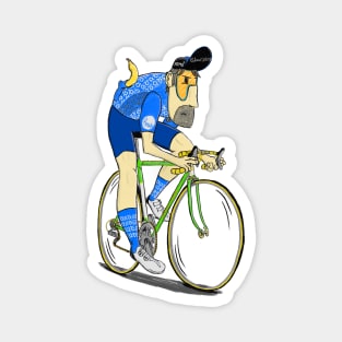 Road Cyclist Magnet