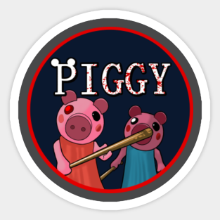 Piggy Roblox Stickers Teepublic - piggy background in roblox