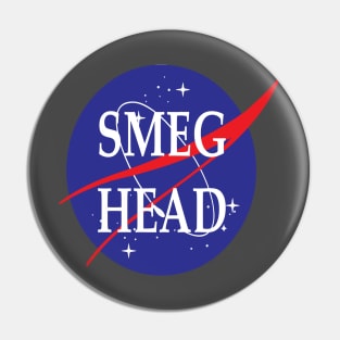 Smeg Head Nasa Logo Red Dwarf Pin