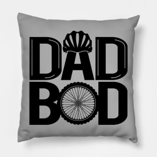 Dad Bod Cycling Gift For Cyclist Dads Pillow