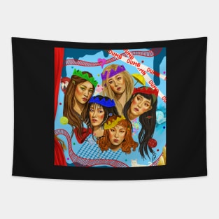 Red Velvet - The Red Side fanart Tapestry