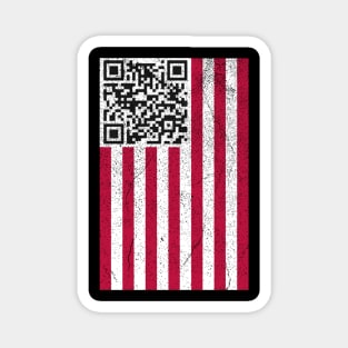 Trump Ymca Troll Dance QR T-shirt, Flag of the United States Magnet